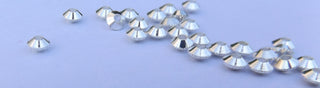 Beads - Metal (Diamond Cut Edge Disc)  3x5mm Bright Silvertone (Packed 25) - Mhai O' Mhai Beads
 - 4