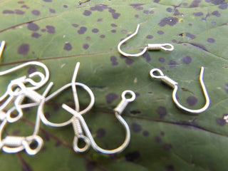 Iron Earring Hook with Wrap and Ball Embellishment - Mhai O' Mhai Beads
 - 2