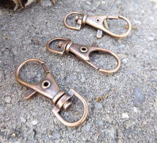 Swivel Clasp (Lobster Clasp Style)  13x35mm with 15mm hole.  See Drop Down for Options and Finishes - Mhai O' Mhai Beads
 - 1