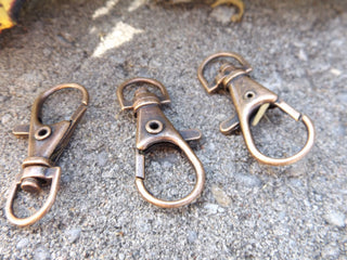 Swivel Clasp (Lobster Clasp Style)  13x35mm with 15mm hole.  See Drop Down for Options and Finishes - Mhai O' Mhai Beads
 - 2