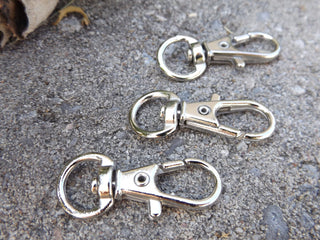 Swivel Clasp (Lobster Clasp Style)  13x35mm with 15mm hole.  See Drop Down for Options and Finishes - Mhai O' Mhai Beads
 - 5