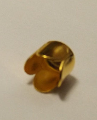 Cord End(s) 6 x 8 mm (7 mm hole) *Gold Or Silver Color (packed 20 or Bulk) - Mhai O' Mhai Beads
 - 2
