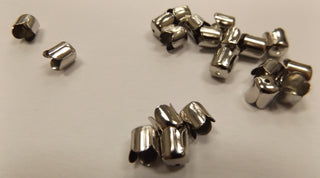 Cord End(s) 6 x 8 mm (7 mm hole) *Gold Or Silver Color (packed 20 or Bulk) - Mhai O' Mhai Beads
 - 5