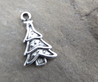 Christmas Tree Charm (CT2)  (14 x 23 mm)  Sold Individually or 10 Pack - Mhai O' Mhai Beads
 - 3