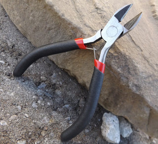 Side Cutter  Pliers (Black Handles with Touch of Red)  (CB022) - Mhai O' Mhai Beads
 - 1