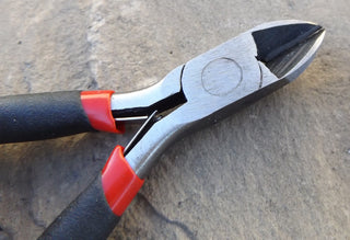 Side Cutter  Pliers (Black Handles with Touch of Red)  (CB022) - Mhai O' Mhai Beads
 - 3