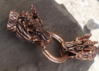 Glue In Dragon Head Closures 75x25x21mm  (Sold Individually) (*See drop down for color options) - Mhai O' Mhai Beads
 - 7