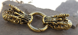 Glue In Dragon Head Closures 75x25x21mm  (Sold Individually) (*See drop down for color options) - Mhai O' Mhai Beads
 - 9