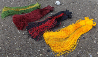 Tassel (Nylon)  with Chinese Knot *180mm (Sold individually)  See Drop down for color options - Mhai O' Mhai Beads
 - 1