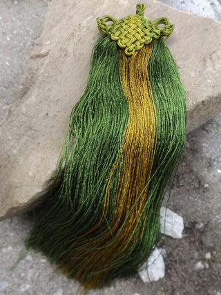 Tassel (Nylon)  with Chinese Knot *180mm (Sold individually)  See Drop down for color options - Mhai O' Mhai Beads
 - 4
