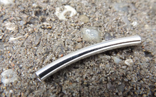 Tube Beads (Metal Brass) *Packed 25 (30x3mm) - Mhai O' Mhai Beads
 - 3