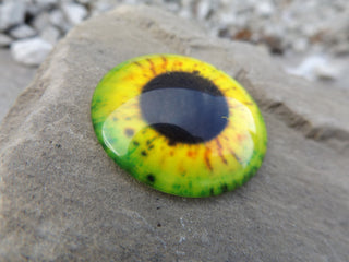 Cabochon (Glass)  *Dragon Eyes  40 mm Diam Size (See Drop Down for Color Options) - Mhai O' Mhai Beads
 - 3