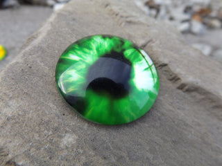 Cabochon (Glass)  *Dragon Eyes  40 mm Diam Size (See Drop Down for Color Options) - Mhai O' Mhai Beads
 - 6