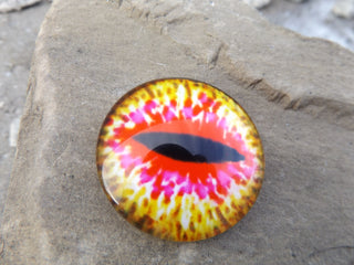 Cabochon (Glass)  *Dragon Eyes  40 mm Diam Size (See Drop Down for Color Options) - Mhai O' Mhai Beads
 - 9