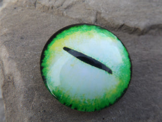 Cabochon (Glass)  *Dragon Eyes  40 mm Diam Size (See Drop Down for Color Options) - Mhai O' Mhai Beads
 - 13
