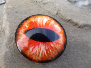 Cabochon (Glass)  *Dragon Eyes  40 mm Diam Size (See Drop Down for Color Options) - Mhai O' Mhai Beads
 - 14