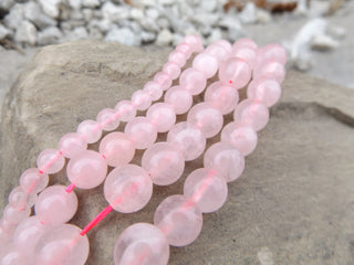 Rose Quartz (Rounds)  *See Drop Down for Size Options - Mhai O' Mhai Beads
 - 2