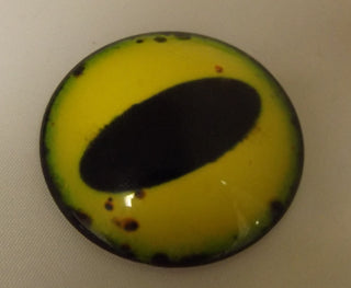 Cabochon (Glass)  *Dragon Eyes  20  mm Diam Size (See Drop Down for Color Options!) - Mhai O' Mhai Beads
 - 27