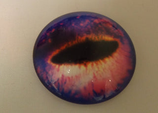 Cabochon (Glass)  *Dragon Eyes  40 mm Diam Size (See Drop Down for Color Options) - Mhai O' Mhai Beads
 - 20