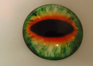 Cabochon (Glass)  *Dragon Eyes  40 mm Diam Size (See Drop Down for Color Options) - Mhai O' Mhai Beads
 - 23