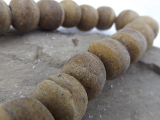 Copy of Sand Cast African Recycled Glass Rounds  (Dark Blue) * 4 Beads - Mhai O' Mhai Beads
 - 1