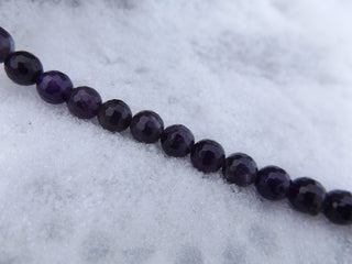 Amethyst (8mm Faceted Rounds) approx 7.5" Strand - Mhai O' Mhai Beads
 - 3