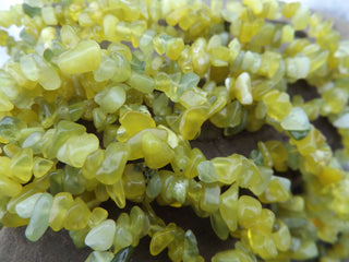 Chips. Jade  5~8x5~8mm.  (34" Strand) - Mhai O' Mhai Beads
 - 1