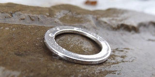 Tibetan Style Rings (PACKED 10). *17 mm diam.  5 mm ring depth.  1mm thick.  Center Hole 9mm - Mhai O' Mhai Beads
 - 2