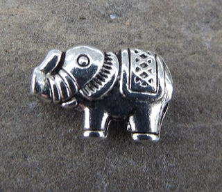 Bead (ELEPHANT) Tibetan Style Metal Elephant Beads (packed 20) - Mhai O' Mhai Beads
 - 1