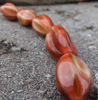 Czech Glass Twist Beads with Brownish Tan Coloring (*5 Beads) - Mhai O' Mhai Beads
 - 2