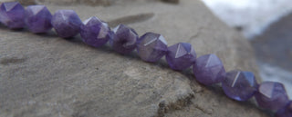 Amethyst ( Faceted Nuggets) approx 7.5" Strand  (See drop down for size options) - Mhai O' Mhai Beads
 - 2