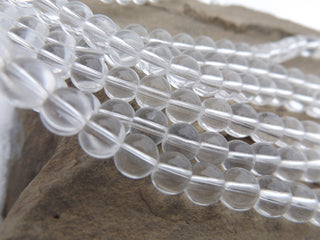 Glass Bead (Round 8mm) Clear - Mhai O' Mhai Beads
 - 2