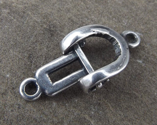 Horseshoe Clasp  (Pewter) 18 x10 mm - Mhai O' Mhai Beads
 - 1