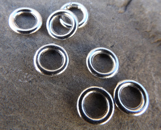 Jump Rings (SOLDERED CLOSED) 8mm 1.5 thick  *Packed 25 - Mhai O' Mhai Beads
 - 1