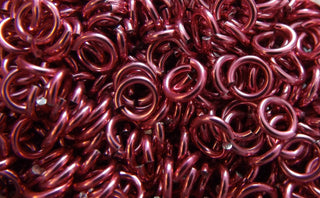 18 Gauge Rings - Anodized Aluminum Jump Rings. - Mhai O' Mhai Beads
 - 1