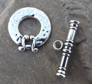 Toggle Clasp (Staff Pick!) 26 x 24 x 2mm (Sold Individually)  Antique Silver Color Metal - Mhai O' Mhai Beads
 - 2