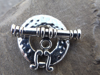 Toggle Clasp (Staff Pick!) 26 x 24 x 2mm (Sold Individually)  Antique Silver Color Metal - Mhai O' Mhai Beads
 - 1