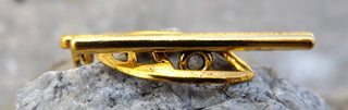Clasp (Toggle Style)  Smal Leaf  (Antique Gold Color Metal) 23x11.5x3mm, Hole: 1~2mm *PACKED 3 Clasps - Mhai O' Mhai Beads
 - 2