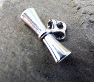 Charm (Graduate Diploma)  13 x 22 x 6.5mm (hole 2mm)  *Sold Individually or in Bulk - Mhai O' Mhai Beads
 - 3