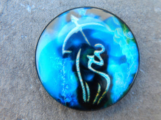 Cabochon (Glass)  *Zodiak Signs  35 mm Diam Size (CLICK TO SEE DESIGN OPTIONS!) - Mhai O' Mhai Beads
 - 9