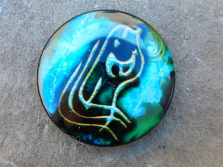 Cabochon (Glass)  *Zodiak Signs  35 mm Diam Size (CLICK TO SEE DESIGN OPTIONS!) - Mhai O' Mhai Beads
 - 10