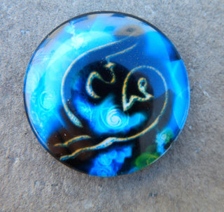 Cabochon (Glass)  *Zodiak Signs  35 mm Diam Size (CLICK TO SEE DESIGN OPTIONS!) - Mhai O' Mhai Beads
 - 11