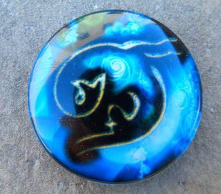 Cabochon (Glass)  *Zodiak Signs  35 mm Diam Size (CLICK TO SEE DESIGN OPTIONS!) - Mhai O' Mhai Beads
 - 12