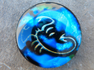 Cabochon (Glass)  *Zodiak Signs  35 mm Diam Size (CLICK TO SEE DESIGN OPTIONS!) - Mhai O' Mhai Beads
 - 8