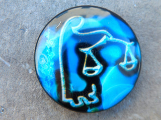 Cabochon (Glass)  *Zodiak Signs  35 mm Diam Size (CLICK TO SEE DESIGN OPTIONS!) - Mhai O' Mhai Beads
 - 7
