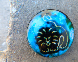 Cabochon (Glass)  *Zodiak Signs  35 mm Diam Size (CLICK TO SEE DESIGN OPTIONS!) - Mhai O' Mhai Beads
 - 5