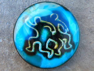 Cabochon (Glass)  *Zodiak Signs  35 mm Diam Size (CLICK TO SEE DESIGN OPTIONS!) - Mhai O' Mhai Beads
 - 3