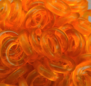Czech Glass Donuts (14mm Size)  Honey  *See Drop Down for Options - Mhai O' Mhai Beads
