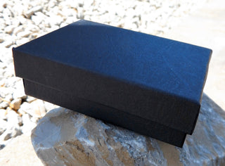 Gift Box  (Cardboard) 9x6.5x2.8cm.  With Foam Insert.   (White or Black Options see drop down) - Mhai O' Mhai Beads
 - 1