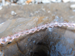 Crystal Bicone Trans Pink 4x4mm (approx 83 beads per 13" strand). - Mhai O' Mhai Beads
 - 2